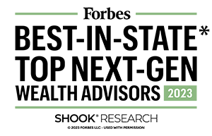 Forbes - Best-in-State, Top Next-Gen Wealth Advisor award image